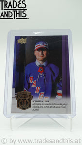 2020-21 Upper Deck Alexis Lafreniere Collection #28 - Trades and This e.U.