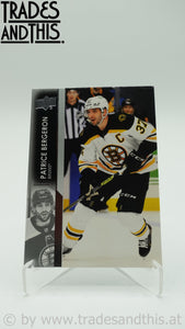 2021-22 Upper Deck Series 1 Patrice Bergeron #13 - Trades and This e.U.