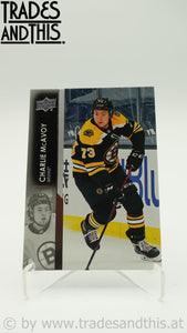 2021-22 Upper Deck Series 1 Charlie McAvoy #18 - Trades and This e.U.