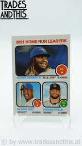 2022 Topps Heritage Fernando Tatis Jr. / Salvador Perez / Vladimir Guerrero Jr. #68