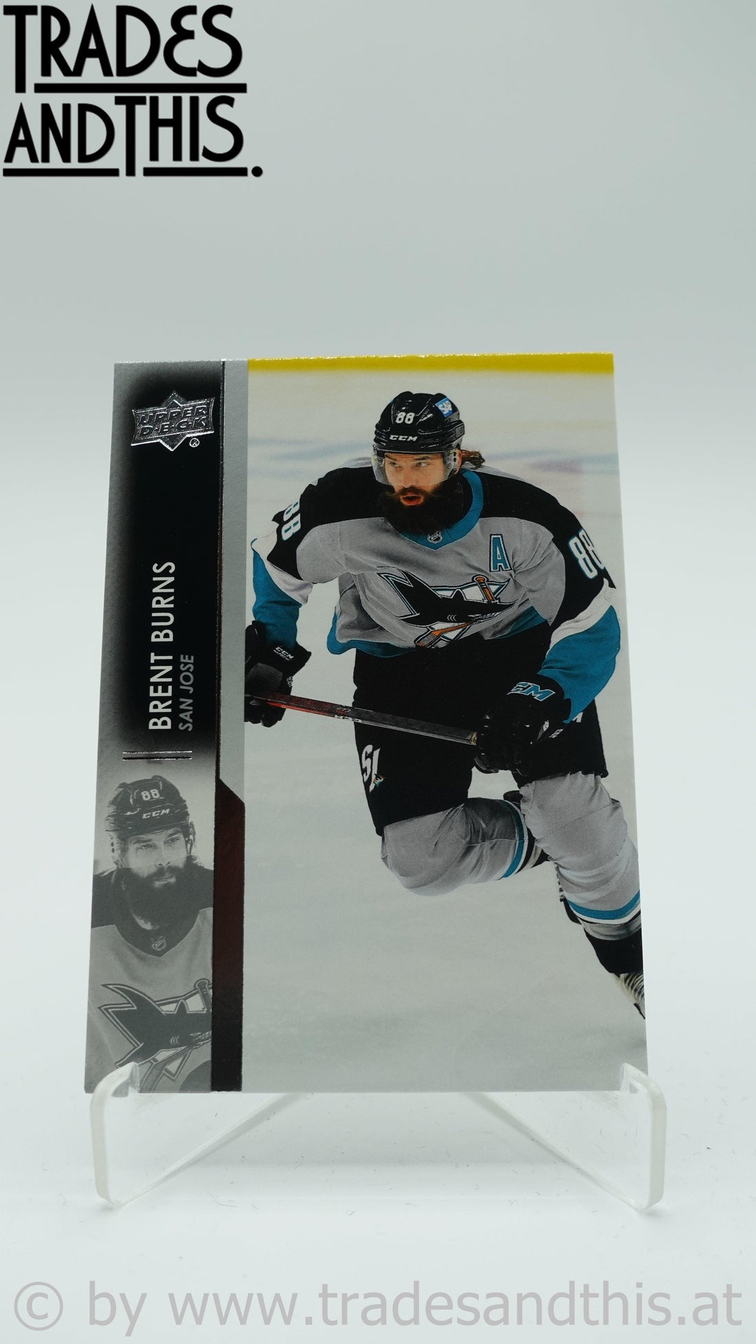 2021-22 Upper deck Series 1 Brent Burns #147 - Trades and This e.U.