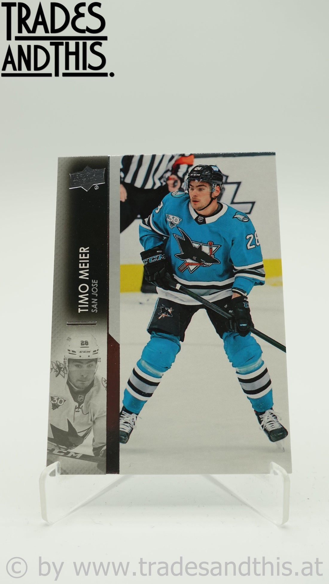 2021-22 Upper deck Series 1 Timo Meier #152 - Trades and This e.U.