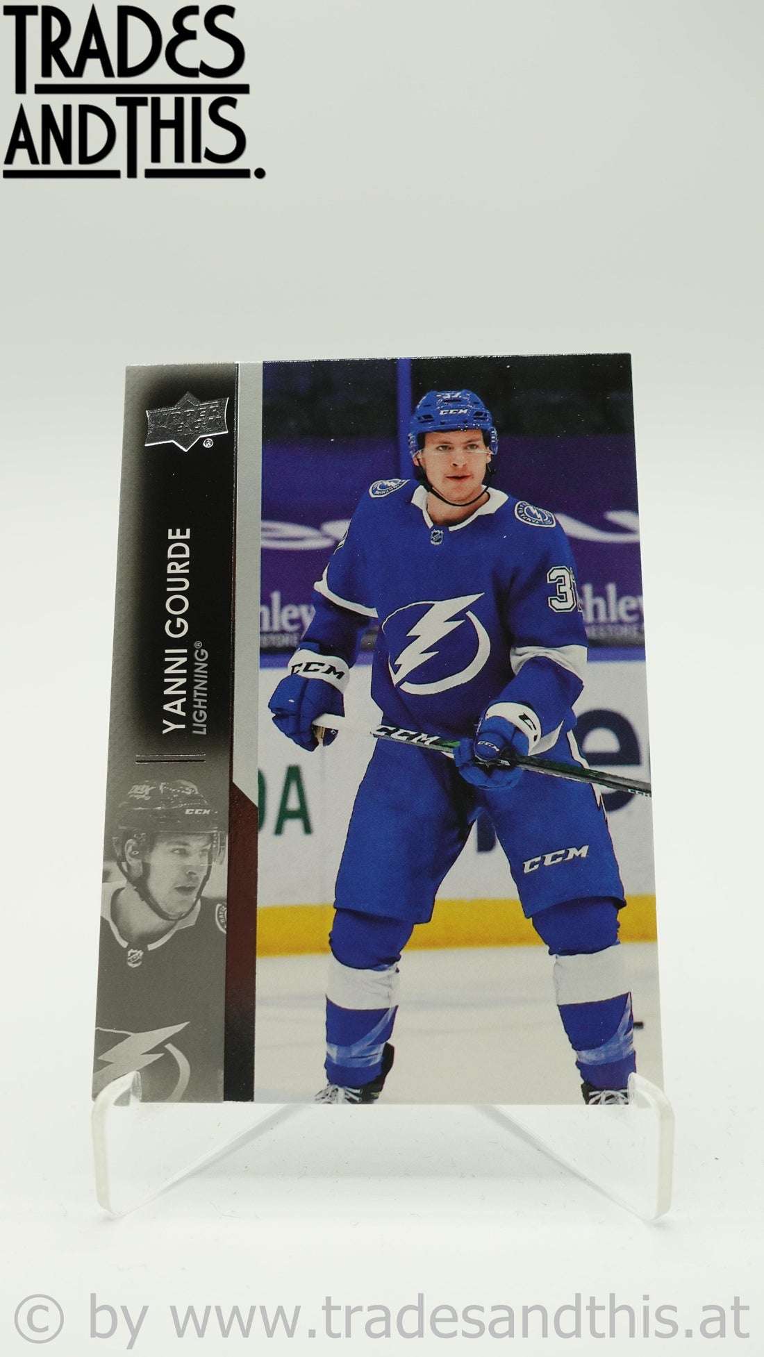 2021-22 Upper deck Series 1 Yanni Gourde #160 - Trades and This e.U.