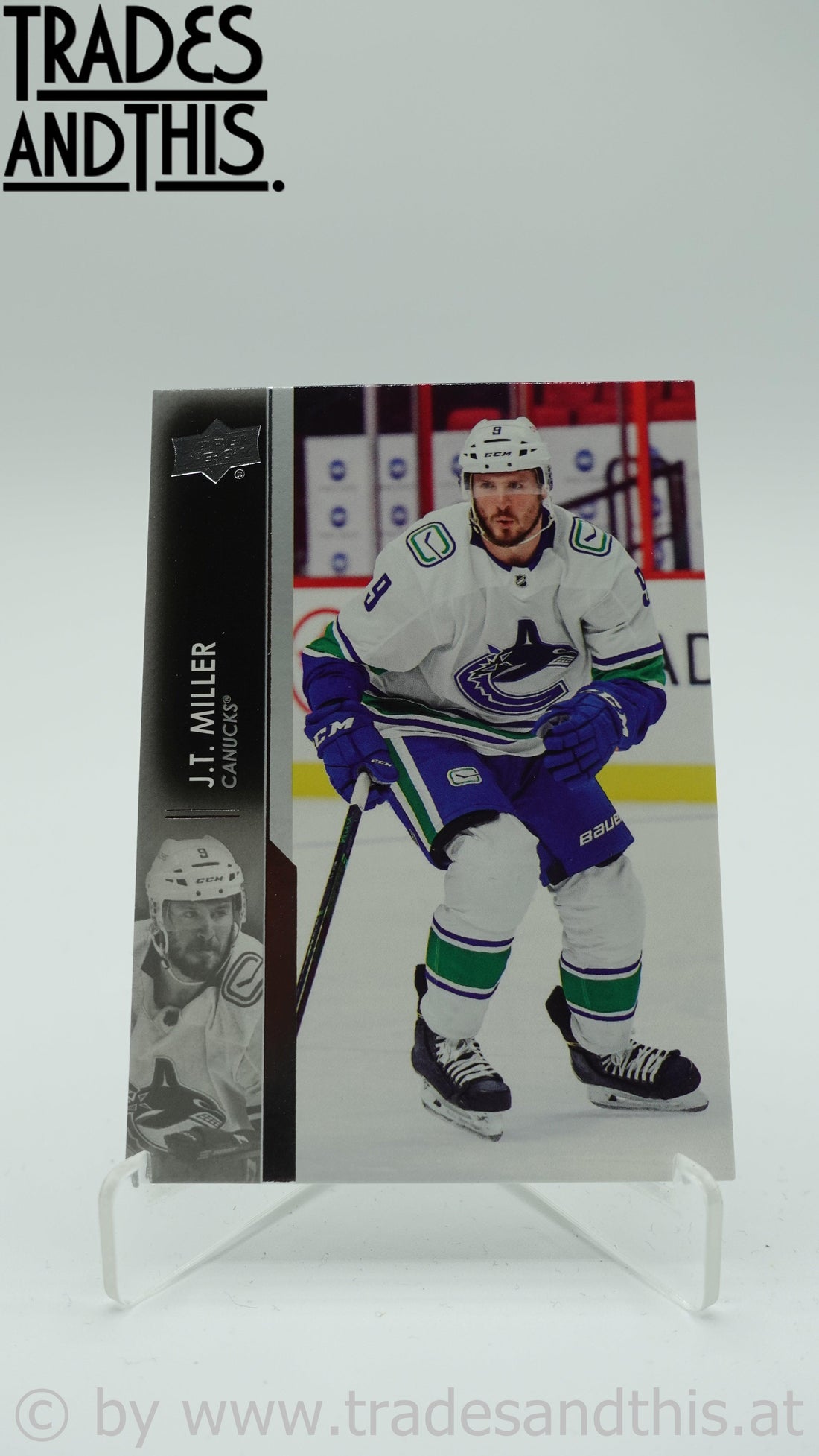 2021-22 Upper deck Series 1 J.T. Miller #176 - Trades and This e.U.