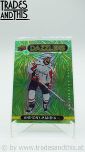 2021-22 Upper Deck Series 1 Dazzlers Green Anthony Mantha #DZ-48 - Trades and This e.U.