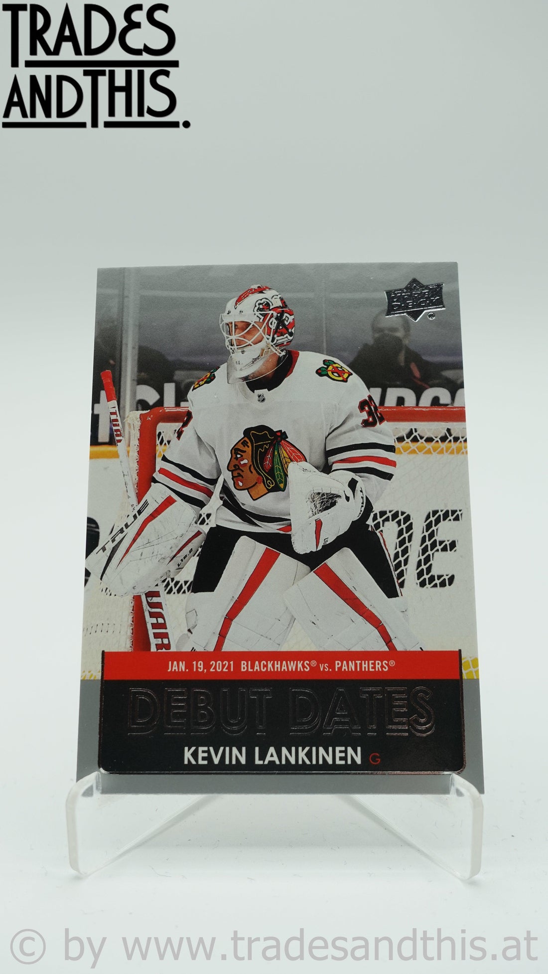 2021-22 Upper Deck Series 1 Debut Dates Kevin Lankinen #DD-5 - Trades and This e.U.