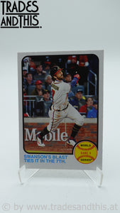 2022 Topps Heritage Dansby Swanson #207