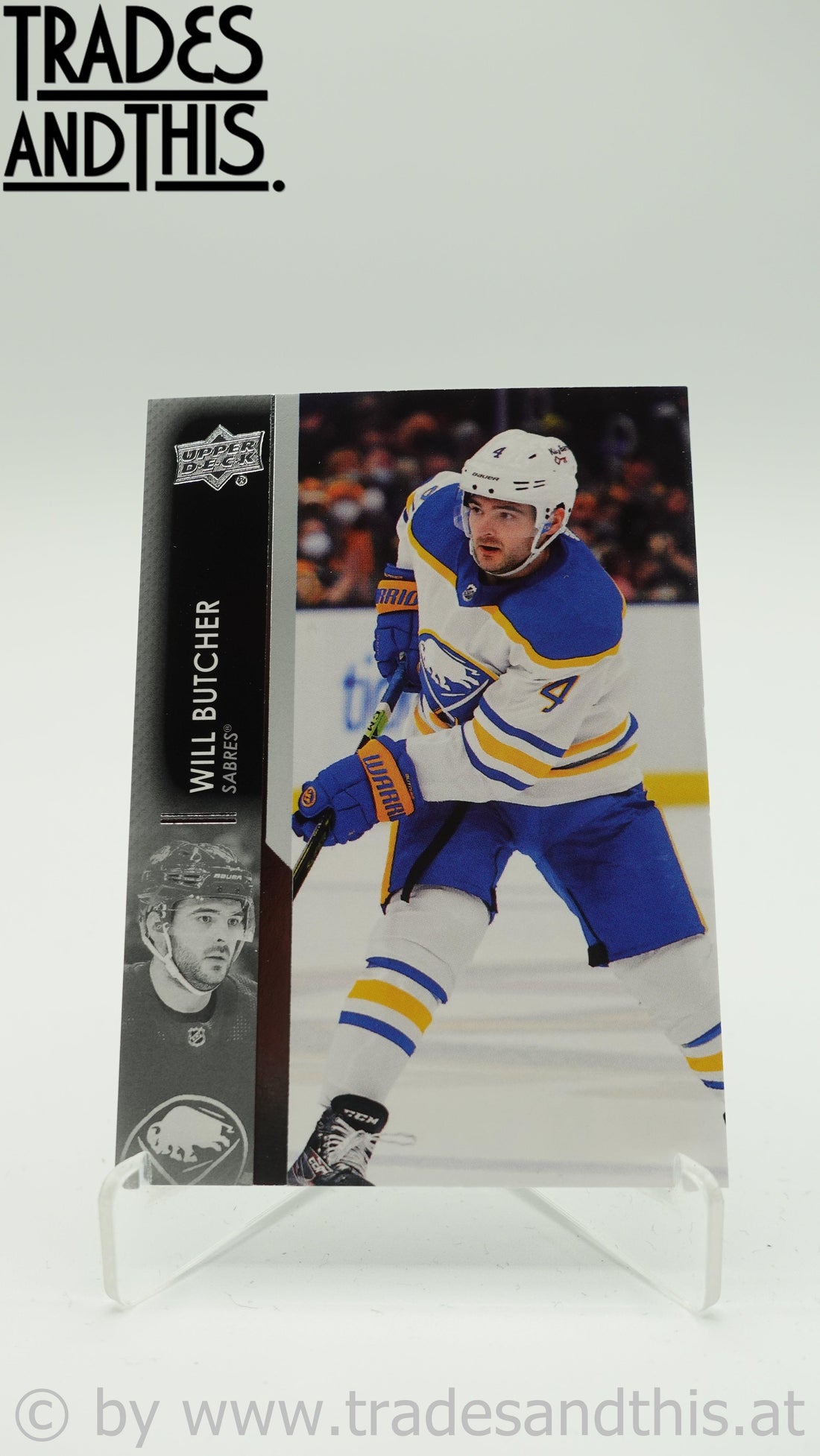 2021-22 Upper Deck Extended Series Will Butcher #519 - Trades and This e.U.