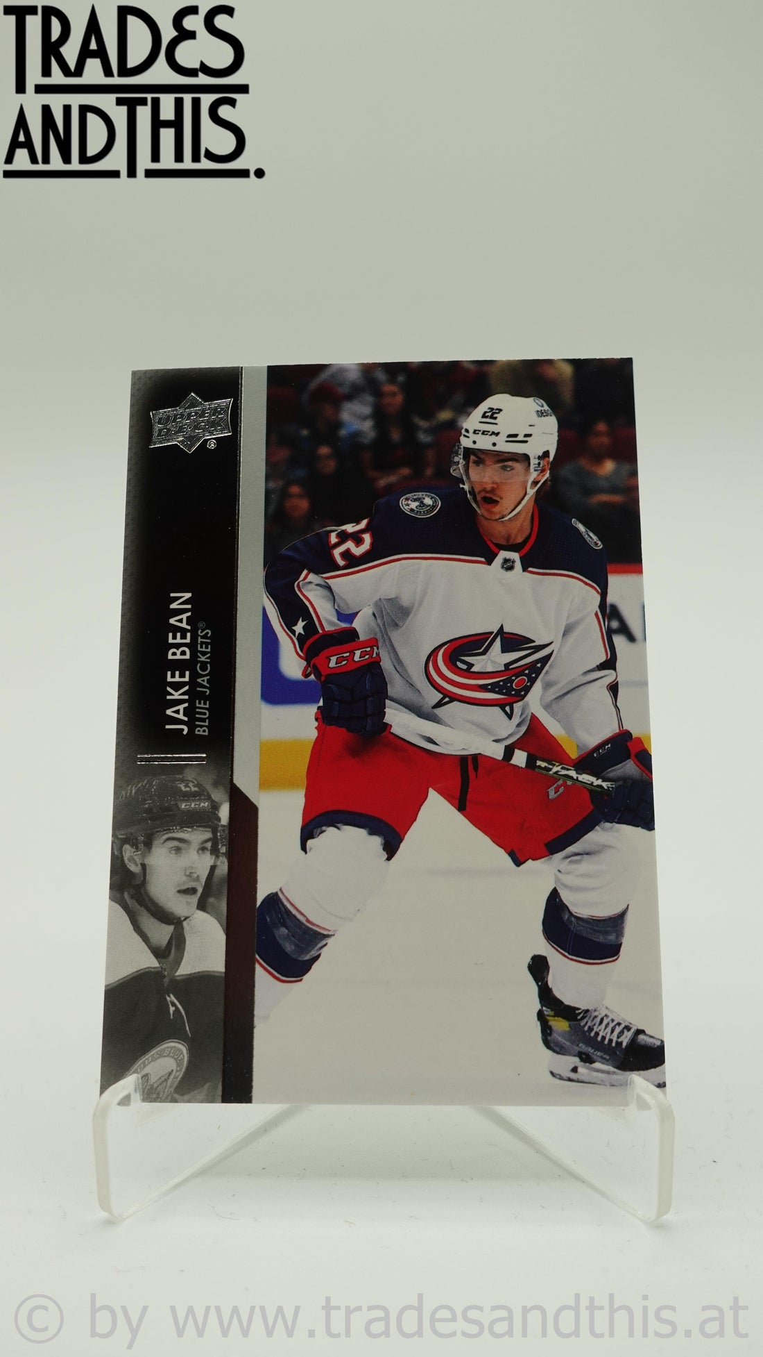 2021-22 Upper Deck Extended Series Jake Bean #551 - Trades and This e.U.