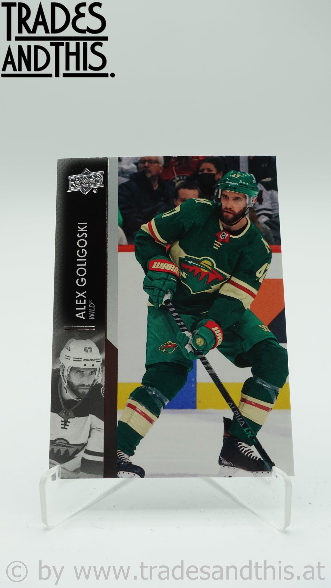 2021-22 Upper Deck Extended Series Alex Goligoski #580 - Trades and This e.U.