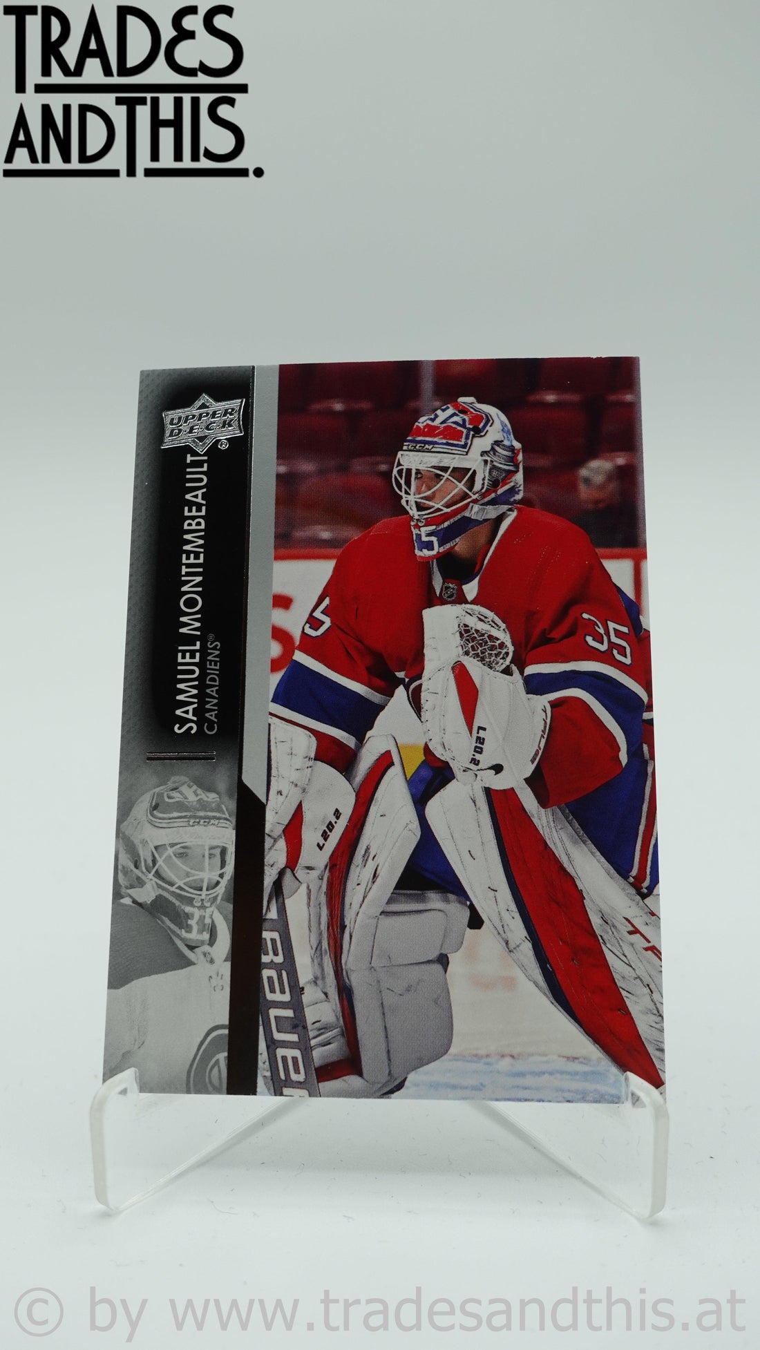 2021-22 Upper Deck Extended Series Samuel Montembeault #585 - Trades and This e.U.