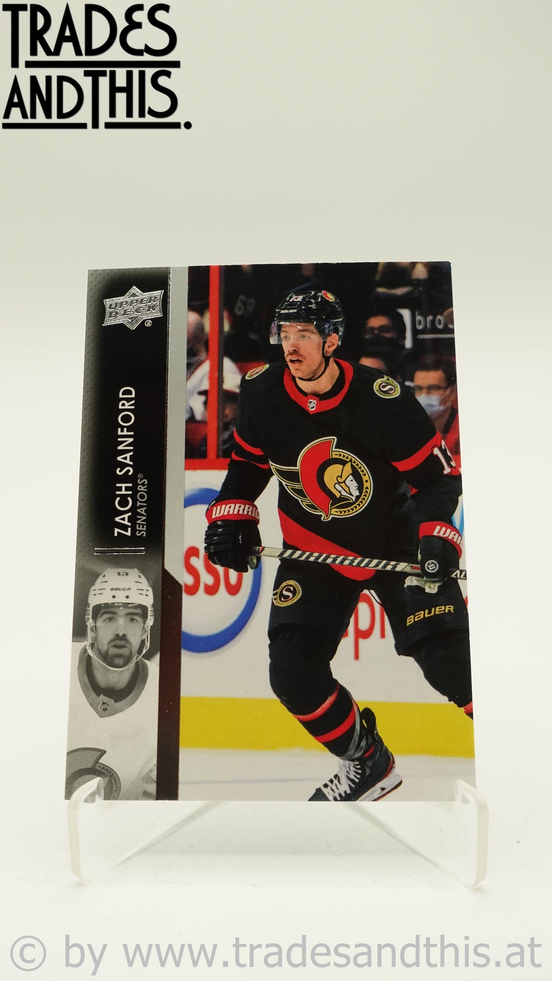 2021-22 Upper Deck Extended Series Zach Sanford #609 - Trades and This e.U.