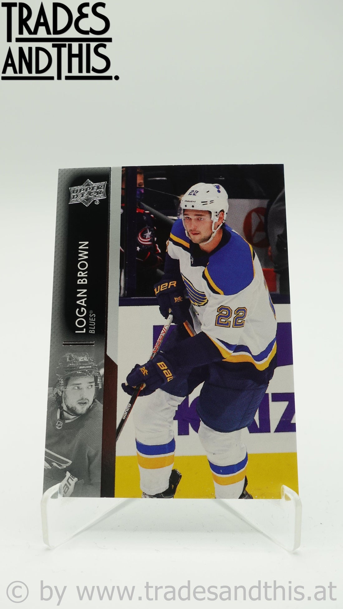 2021-22 Upper Deck Extended Series Logan Brown #633 - Trades and This e.U.