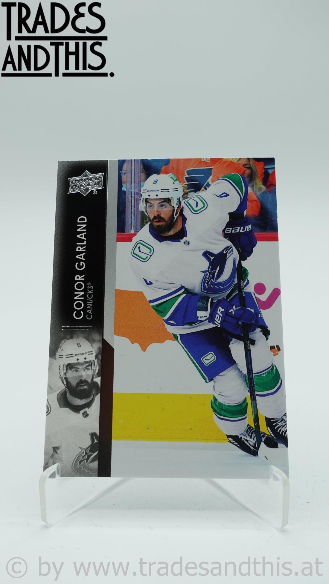 2021-22 Upper Deck Extended Series Connor Garland #649 - Trades and This e.U.