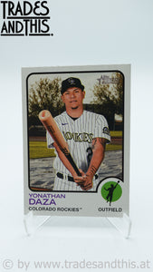 2022 Topps Heritage Yonathan Daza #297