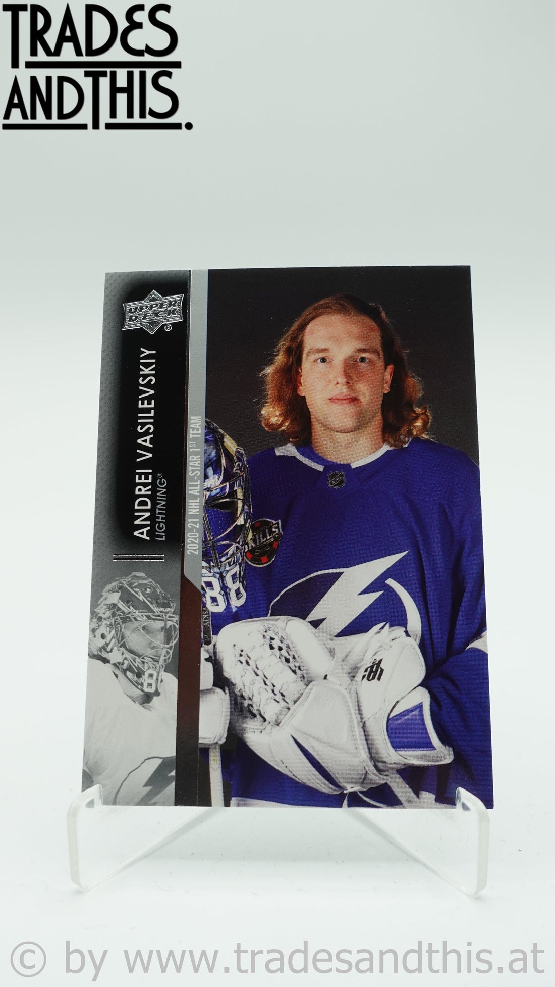 2021-22 Upper Deck Extended Series Andrei Vasilevskiy #672 - Trades and This e.U.