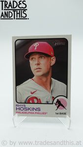 2022 Topps Heritage Rhys Hoskins #326