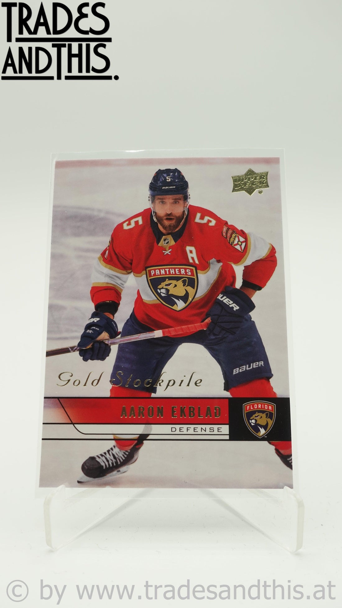 2021-22 Upper Deck Extended Series 2006-07 Upper Deck Retro Aaron Ekblad #T-31 - Trades and This e.U.