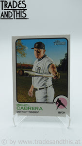 2022 Topps Heritage Miguel Cabrera #340