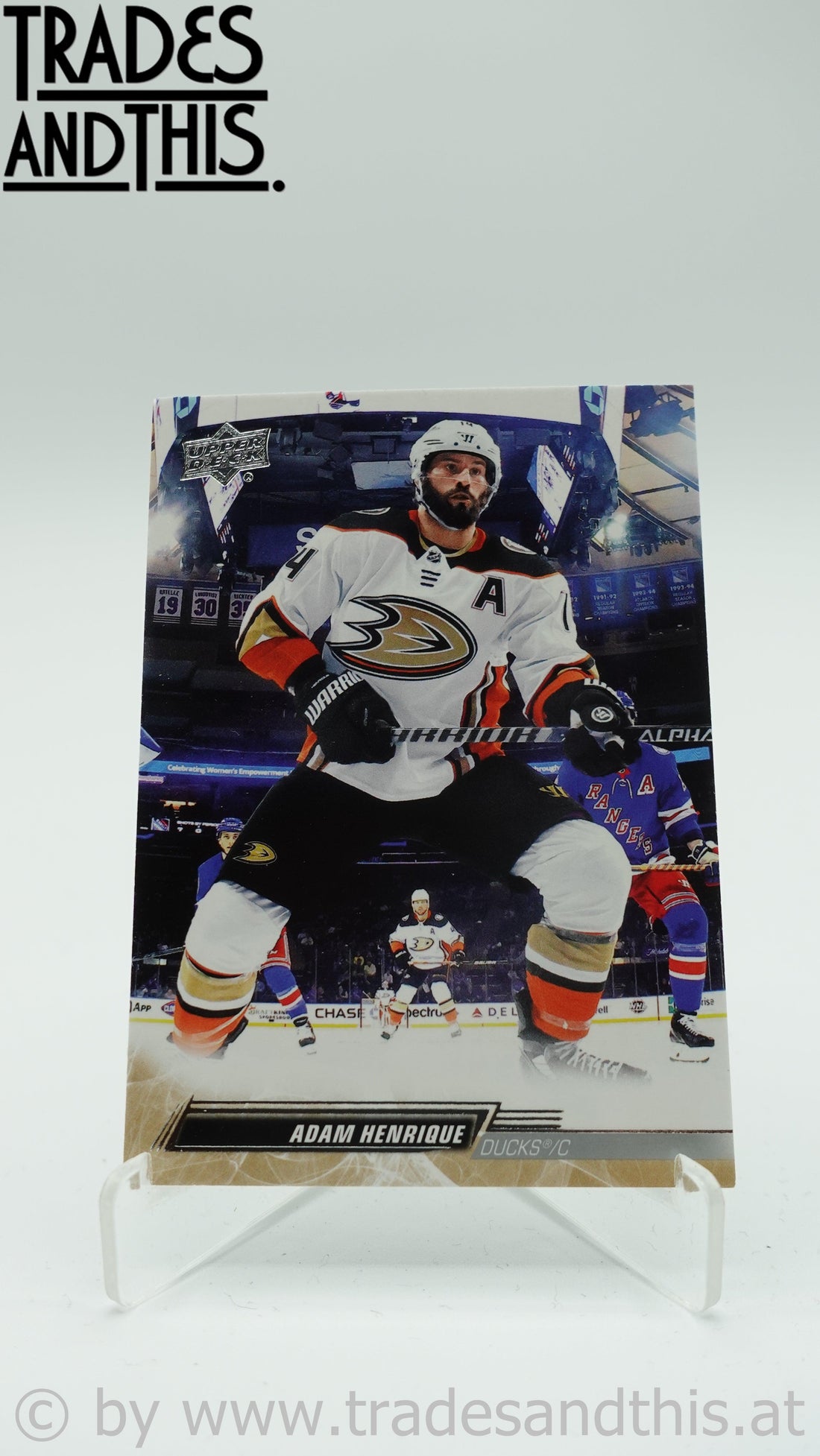 2022-23 Upper Deck Series 1 Adam Henrique #3 - Trades and This e.U.