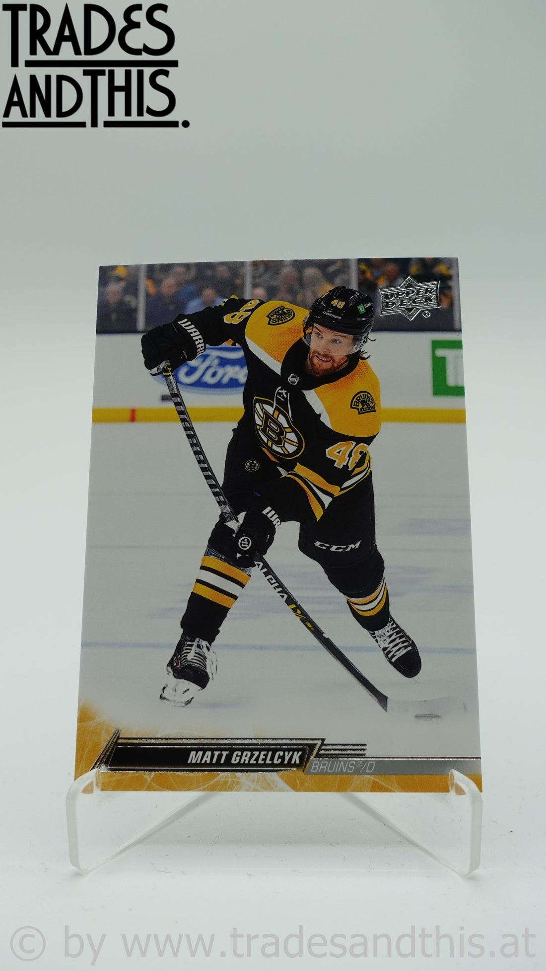 2022-23 Upper Deck Series 1 Matt Grzelcyk #14 - Trades and This e.U.