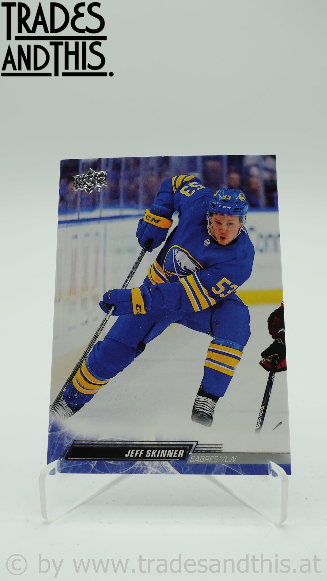 2022-23 Upper Deck Series 1 Jeff Skinner #23 - Trades and This e.U.