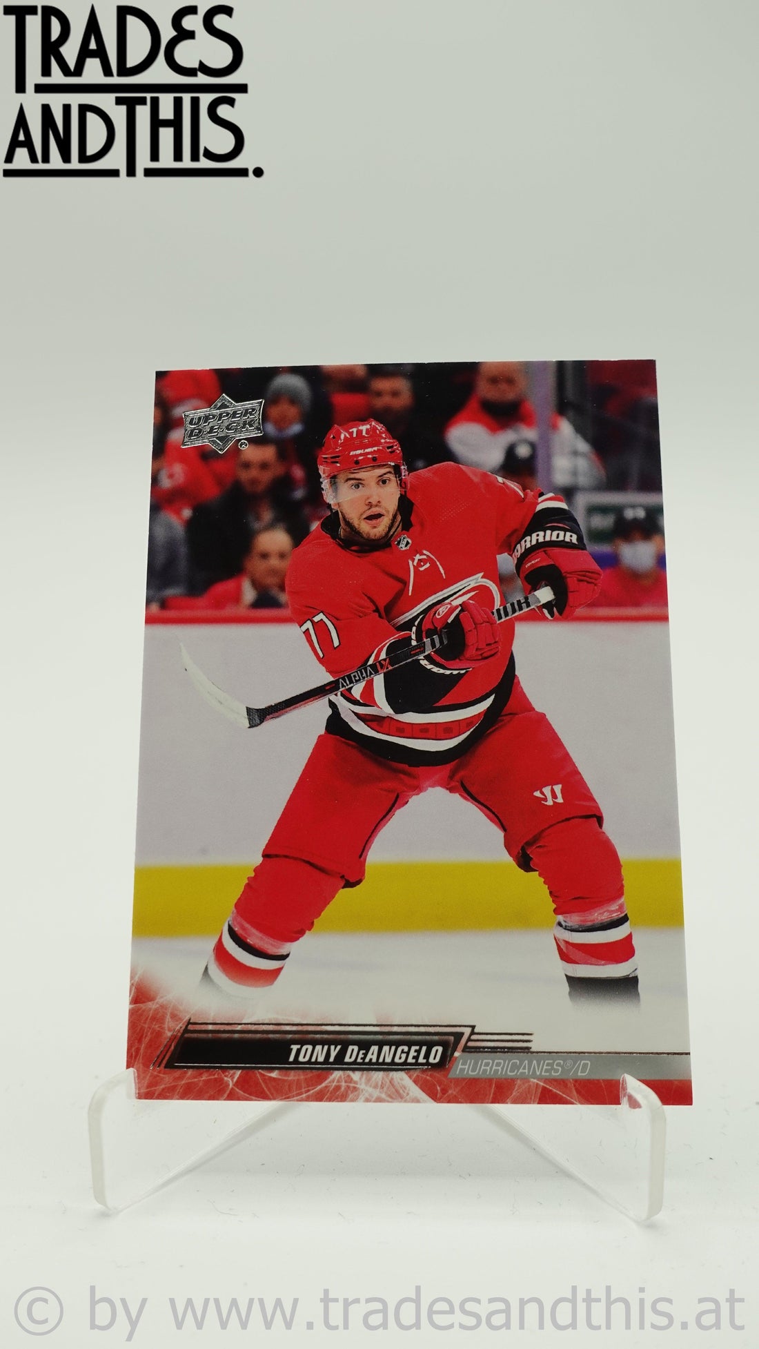 2022-23 Upper Deck Series 1 Tony DeAngelo #33 - Trades and This e.U.