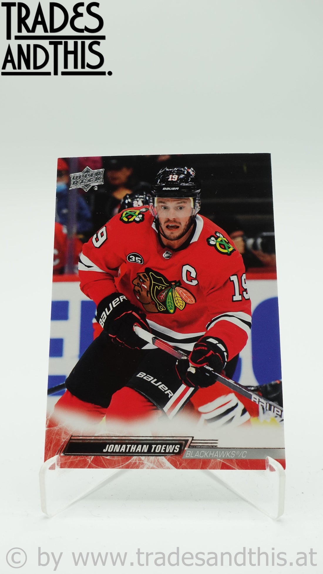 2022-23 Upper Deck Series 1 Jonathan Toews #43 - Trades and This e.U.