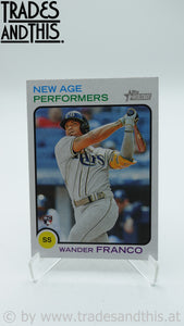 2022 Topps Heritage New Age Performers Wander Franco #NAP-1 RC