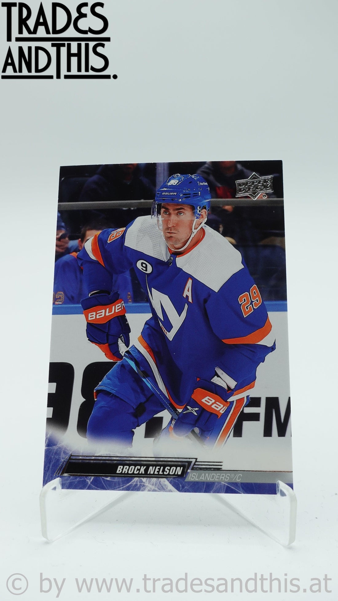 2022-23 Upper Deck Series 1 Brock Nelson #115 - Trades and This e.U.