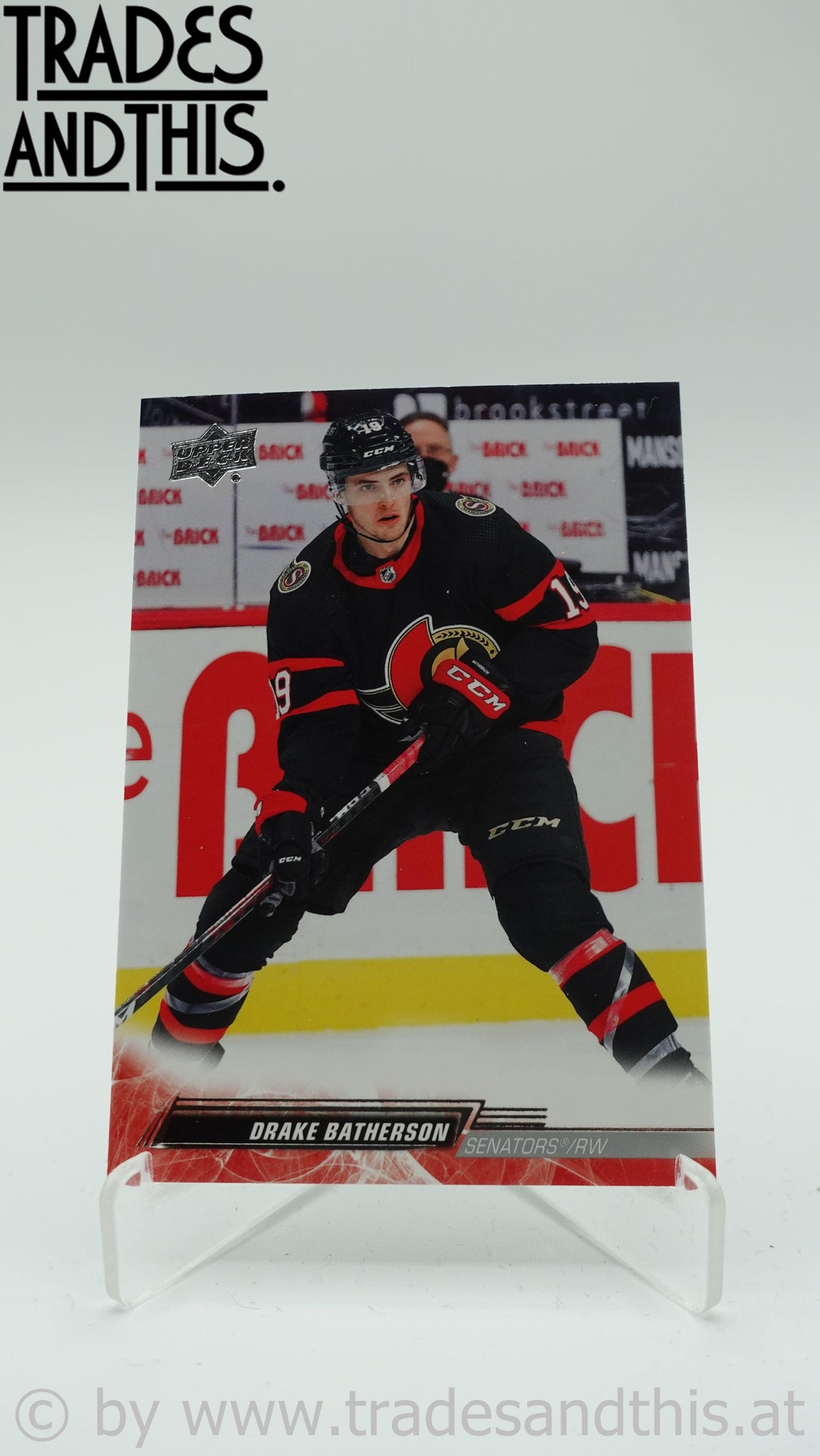 2022-23 Upper Deck Series 1 Drake Batherson #125 - Trades and This e.U.