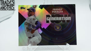 2022 Topps Series 1 Generation Now Freddy Peralta #GN-44