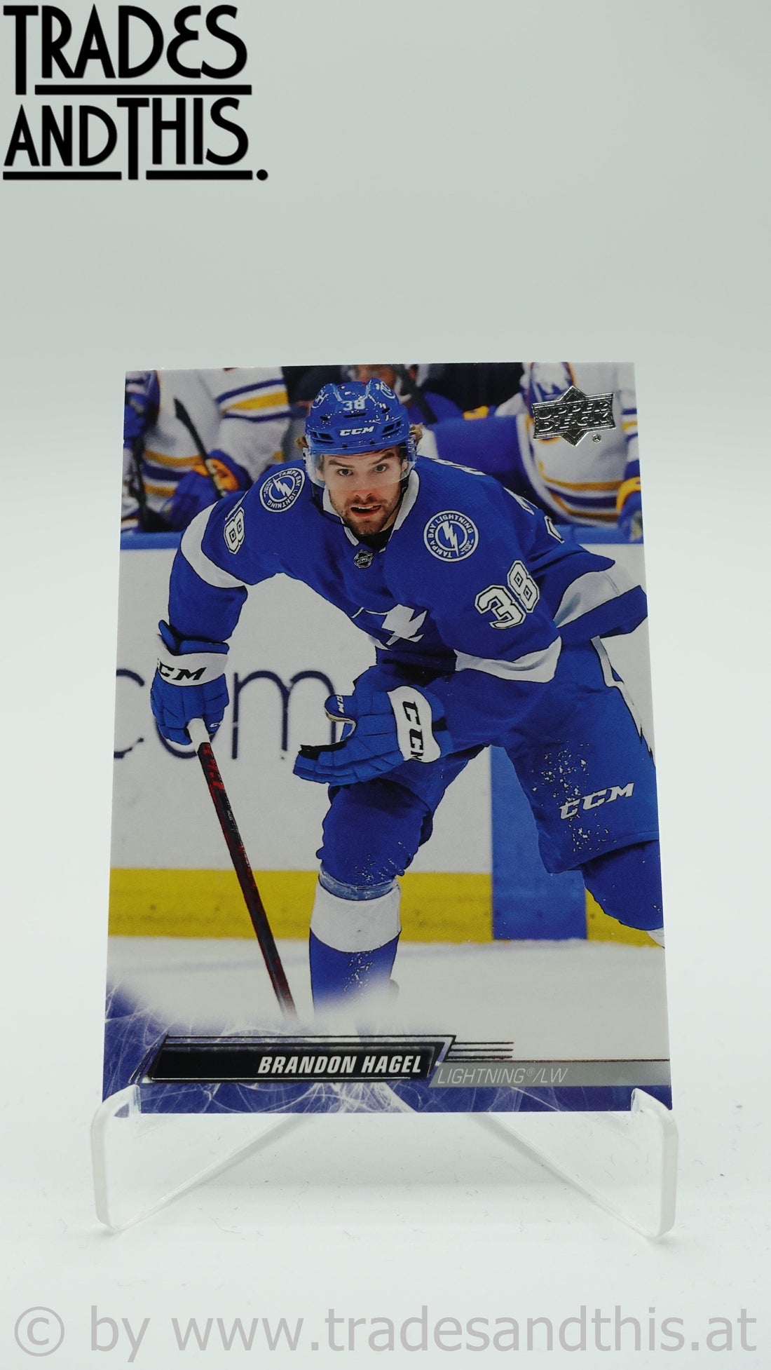 2022-23 Upper Deck Series 1 Brandon Hagel #163 - Trades and This e.U.