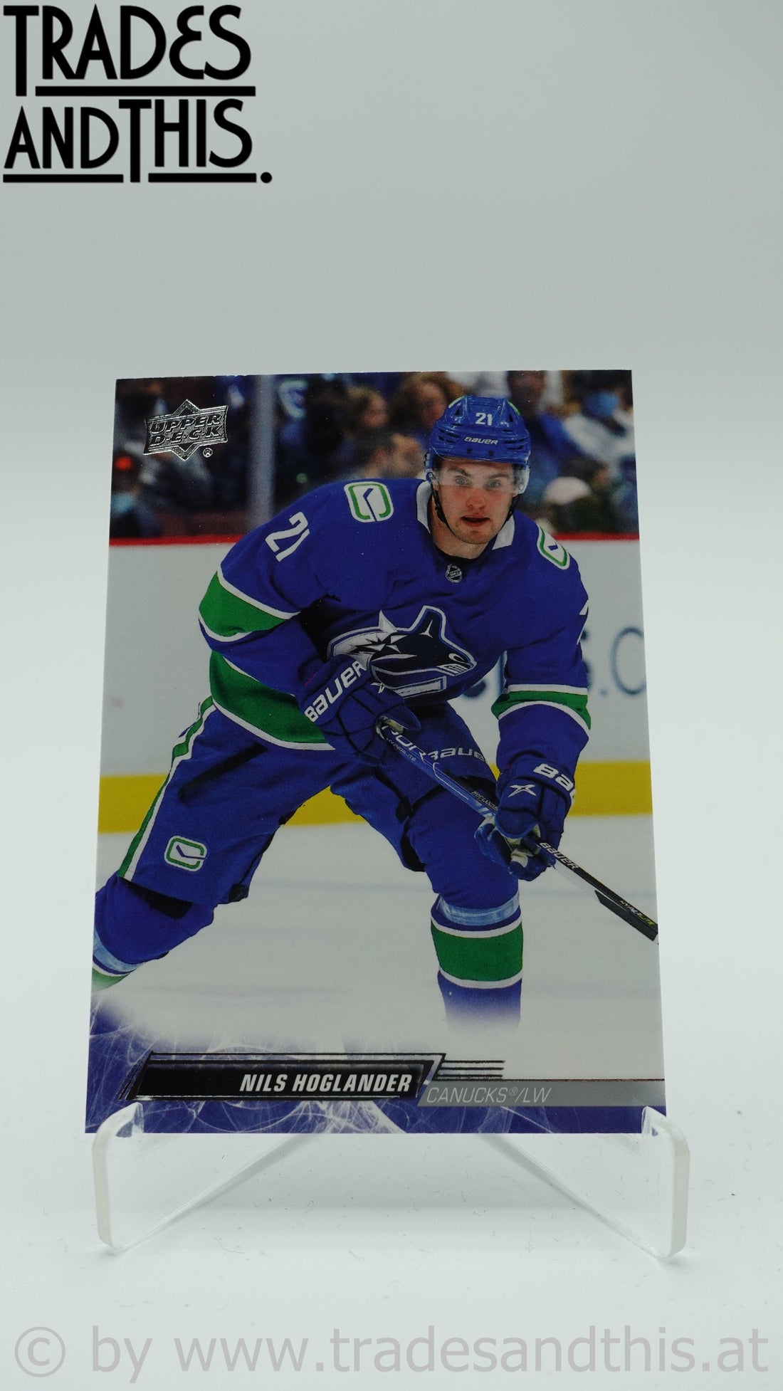 2022-23 Upper Deck Series 1 Nils Hoglander #175 - Trades and This e.U.