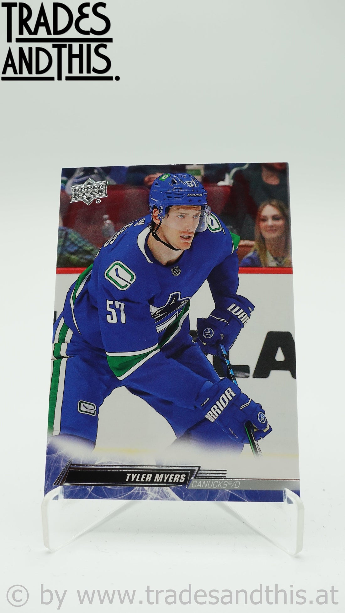 2022-23 Upper Deck Series 1 Tyler Myers #178 - Trades and This e.U.