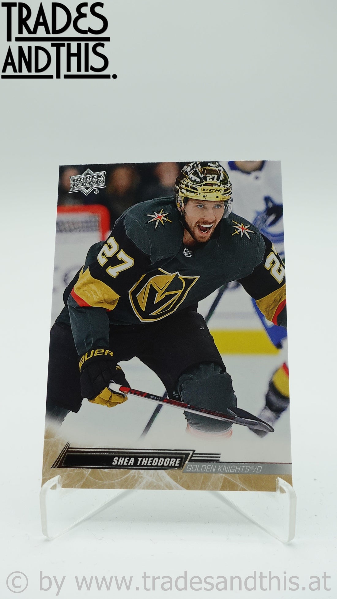 2022-23 Upper Deck Series 1 Shea Theodore #186 - Trades and This e.U.