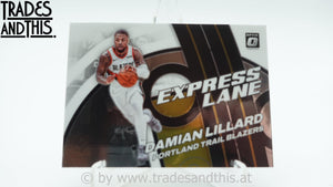 2021-22 Donruss Optic Basketball Express Lane Damian Lillard #2 - Trades and This e.U.