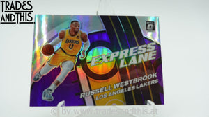 2021-22 Donruss Optic Basketball Express Lane Purple Prizm Russell Westbrook #14 - Trades and This e.U.