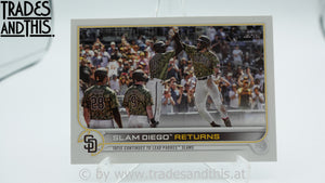 2022 Topps Series 1 Slam Diego Returns #125