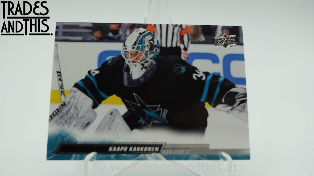 2022-23 Upper Deck Series 1 Kaapo Kahkonen #145 - Trades and This e.U.