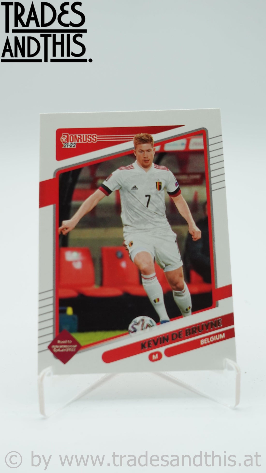 2021-22 Panini Donruss Road to Qatar Kevin De Bruyne #11 - Trades and This e.U.