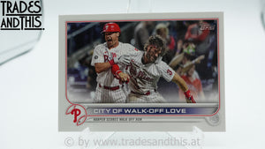 2022 Topps Series 1 City Of Walk-Off Love #321