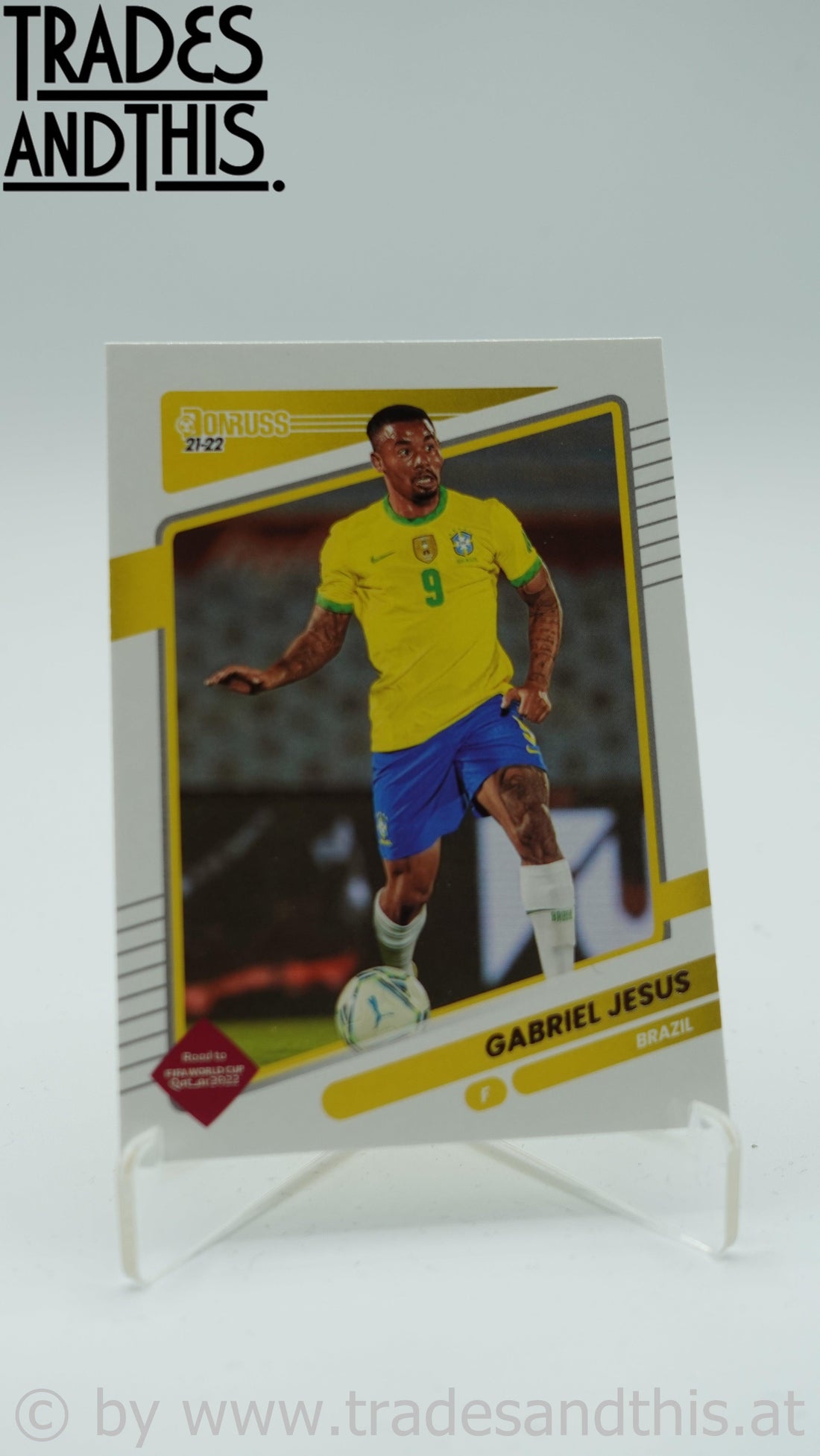 2021-22 Panini Donruss Road to Qatar Gabriel Jesus #22 - Trades and This e.U.