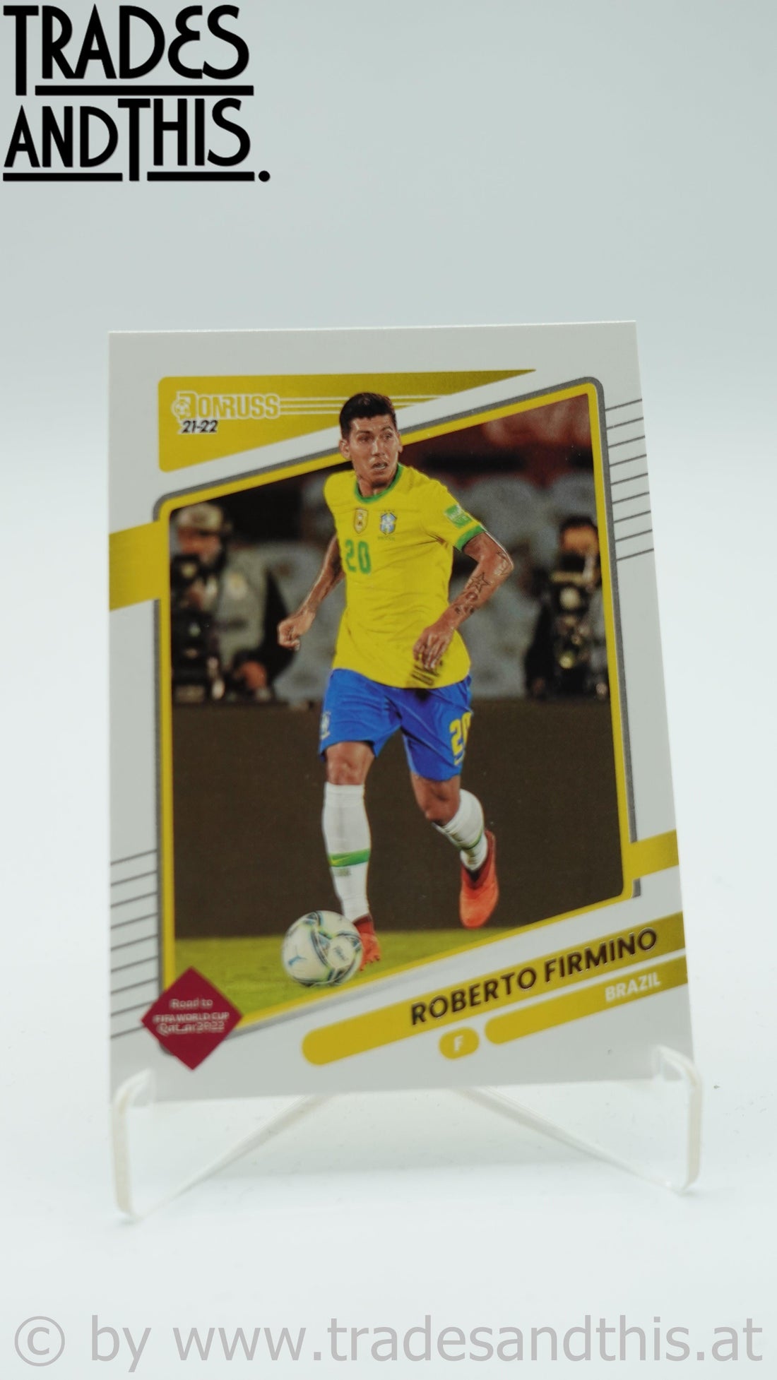 2021-22 Panini Donruss Road to Qatar Roberto Firmino #25 - Trades and This e.U.