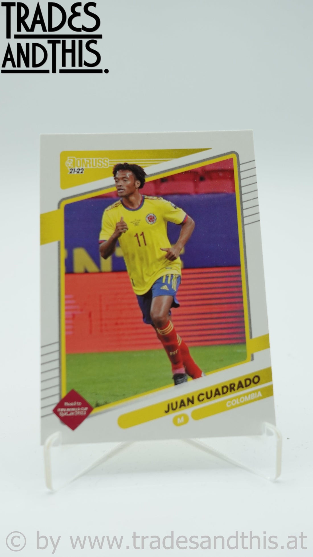 2021-22 Panini Donruss Road to Qatar Juan Cuadrado #28 - Trades and This e.U.