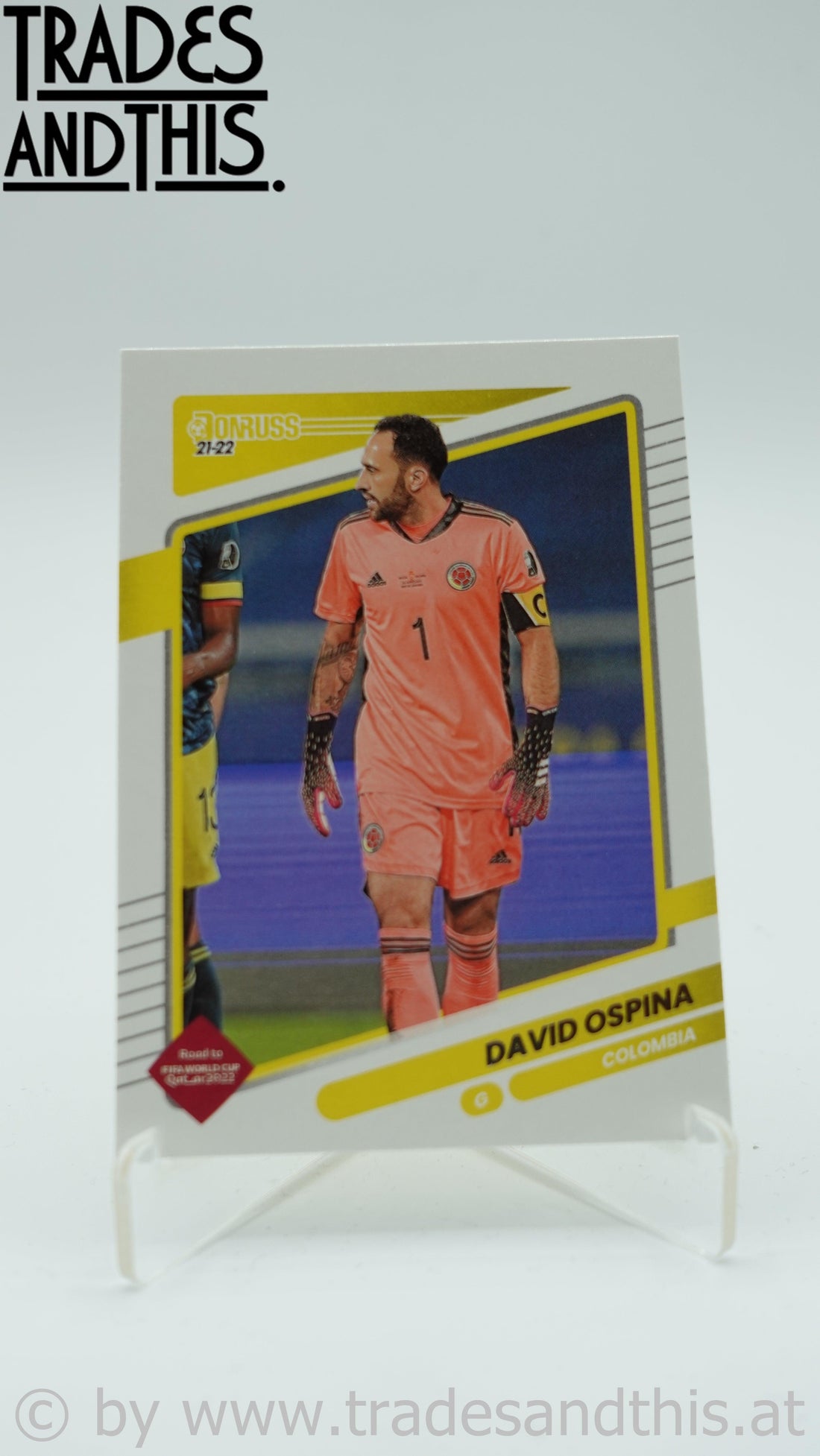 2021-22 Panini Donruss Road to Qatar David Ospina #31 - Trades and This e.U.