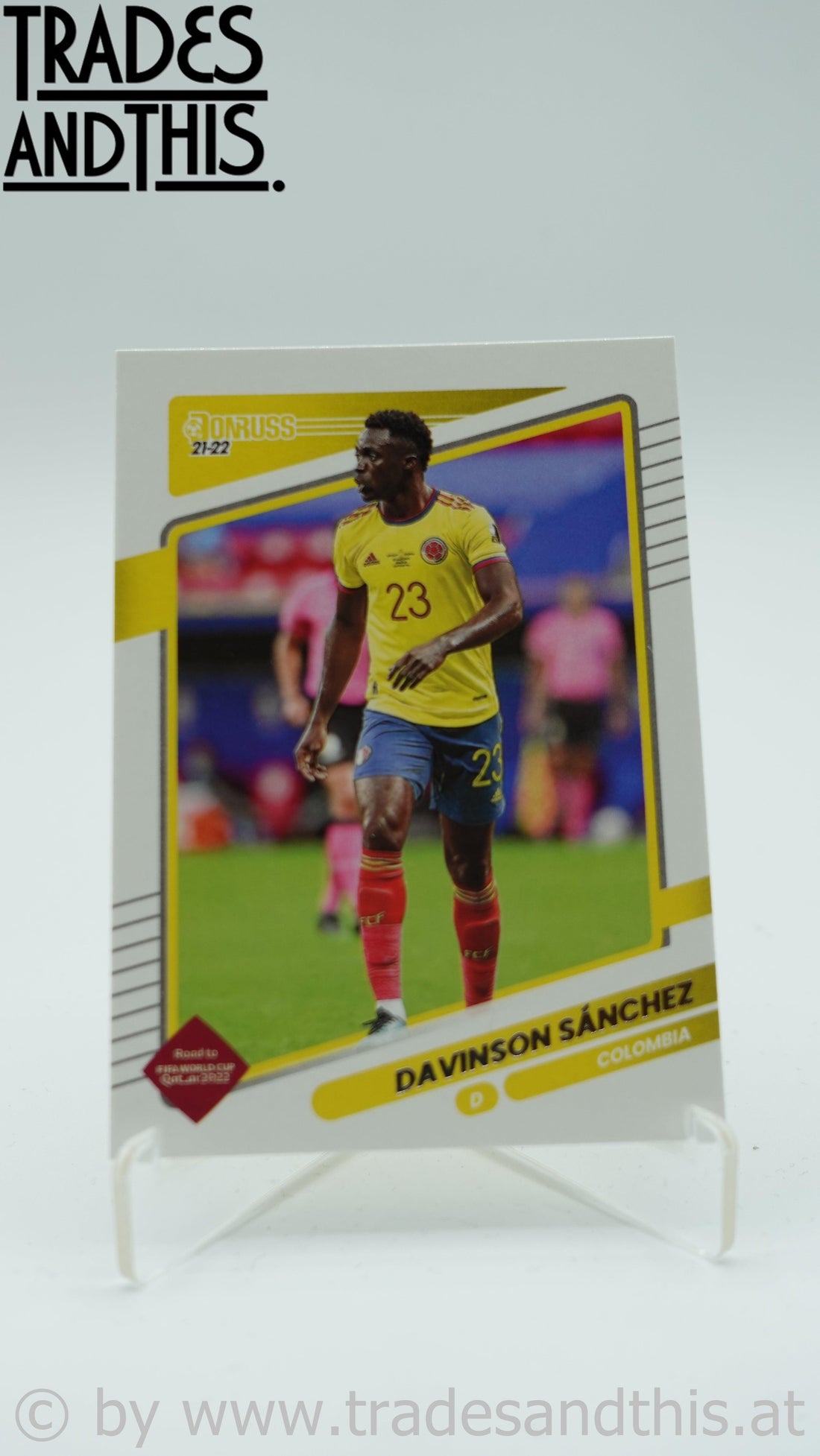 2021-22 Panini Donruss Road to Qatar Davinson Sanchez #33 - Trades and This e.U.