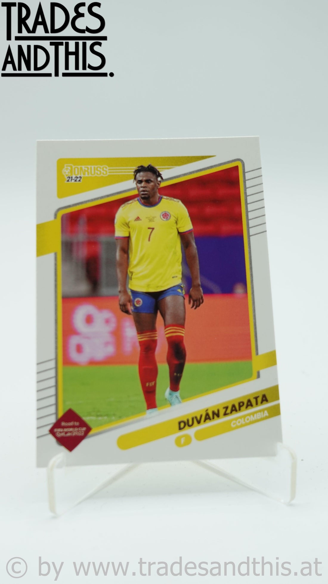 2021-22 Panini Donruss Road to Qatar Duvan Zapata #35 - Trades and This e.U.