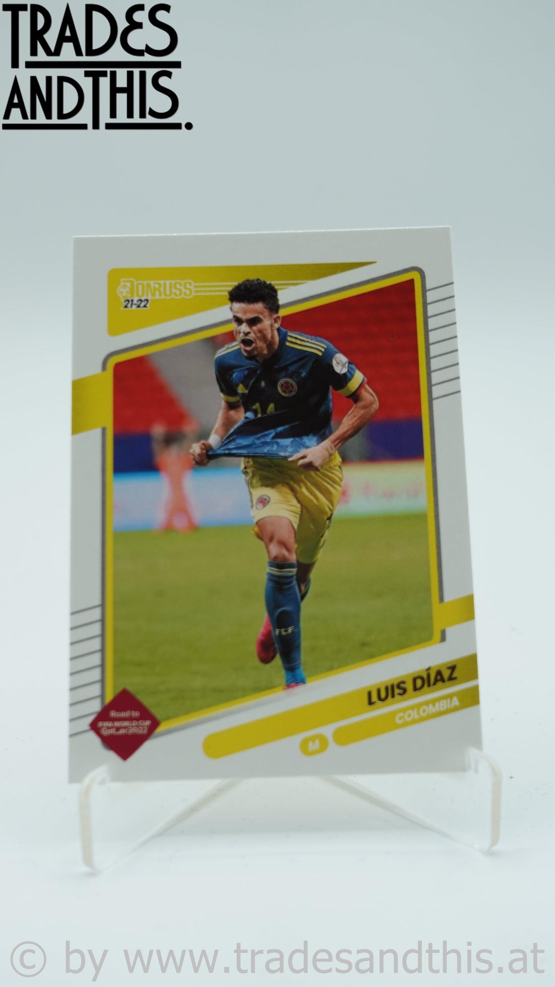 2021-22 Panini Donruss Road to Qatar Luis Diaz #36 - Trades and This e.U.