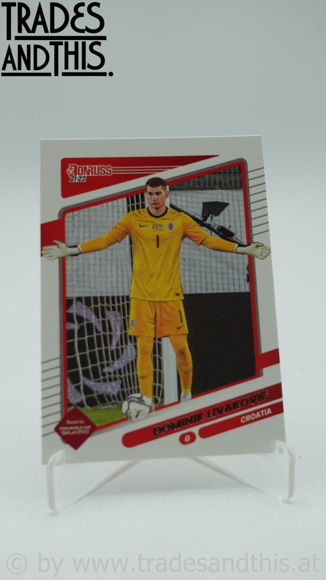 2021-22 Panini Donruss Road to Qatar Dominik Livakovic #38 - Trades and This e.U.